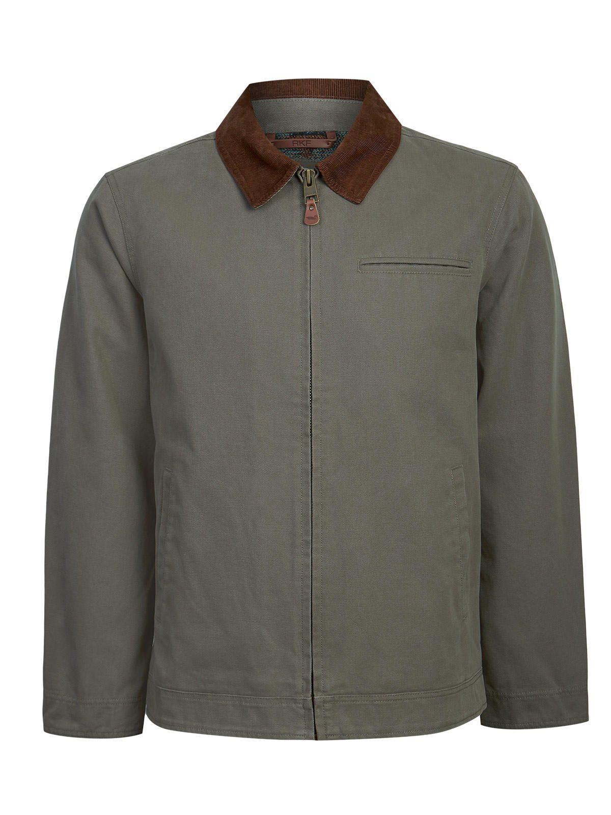 Chaqueta Algodón Orgánico Hombre Arven Café-0