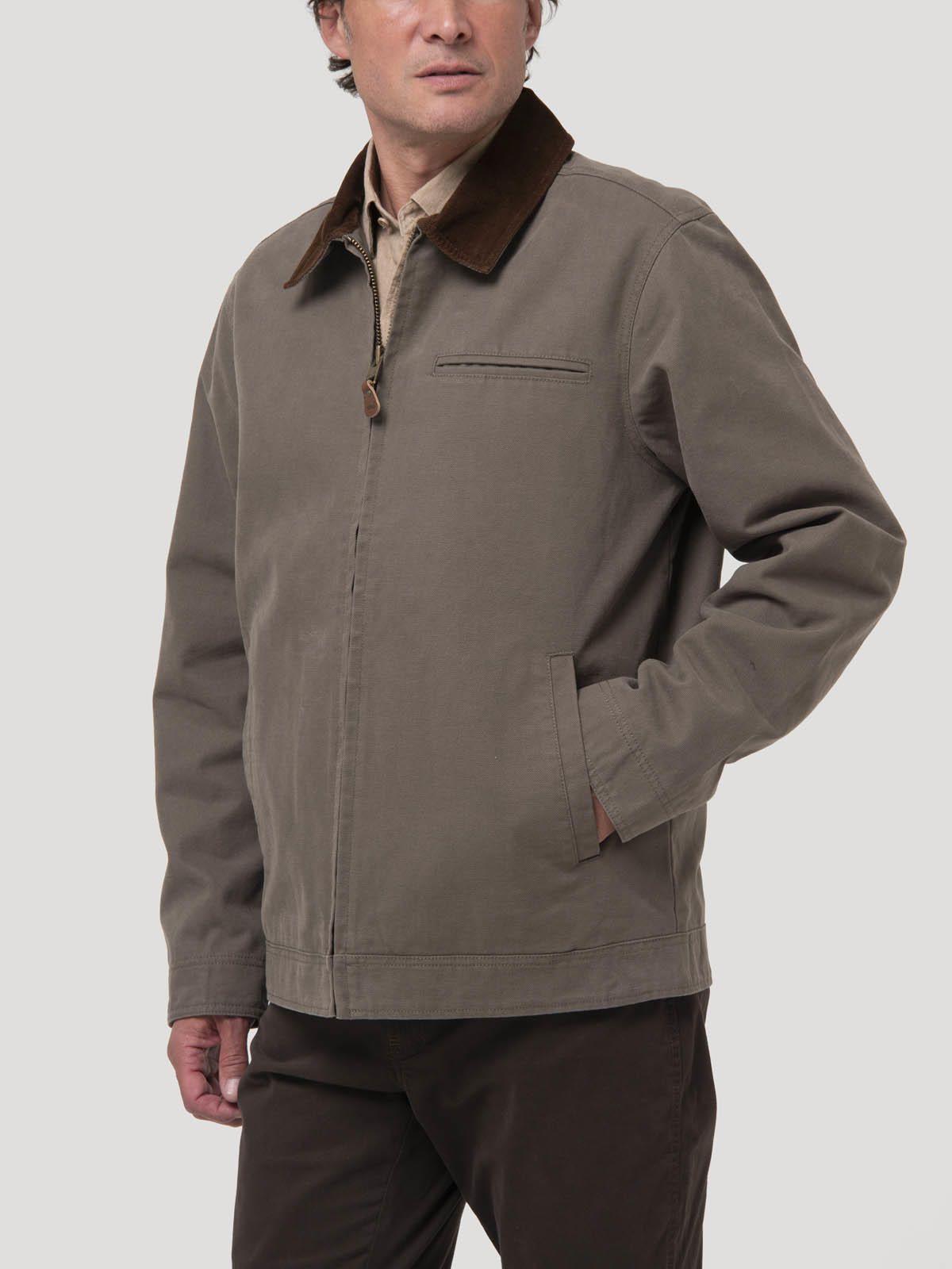 Chaqueta Algodón Orgánico Hombre Arven Café-4