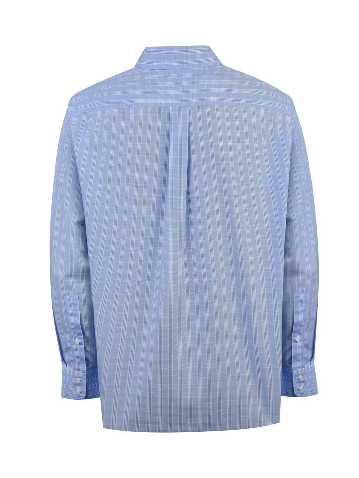 Camisa Cuello Button-Down Hombre Wf Pb Azul-3
