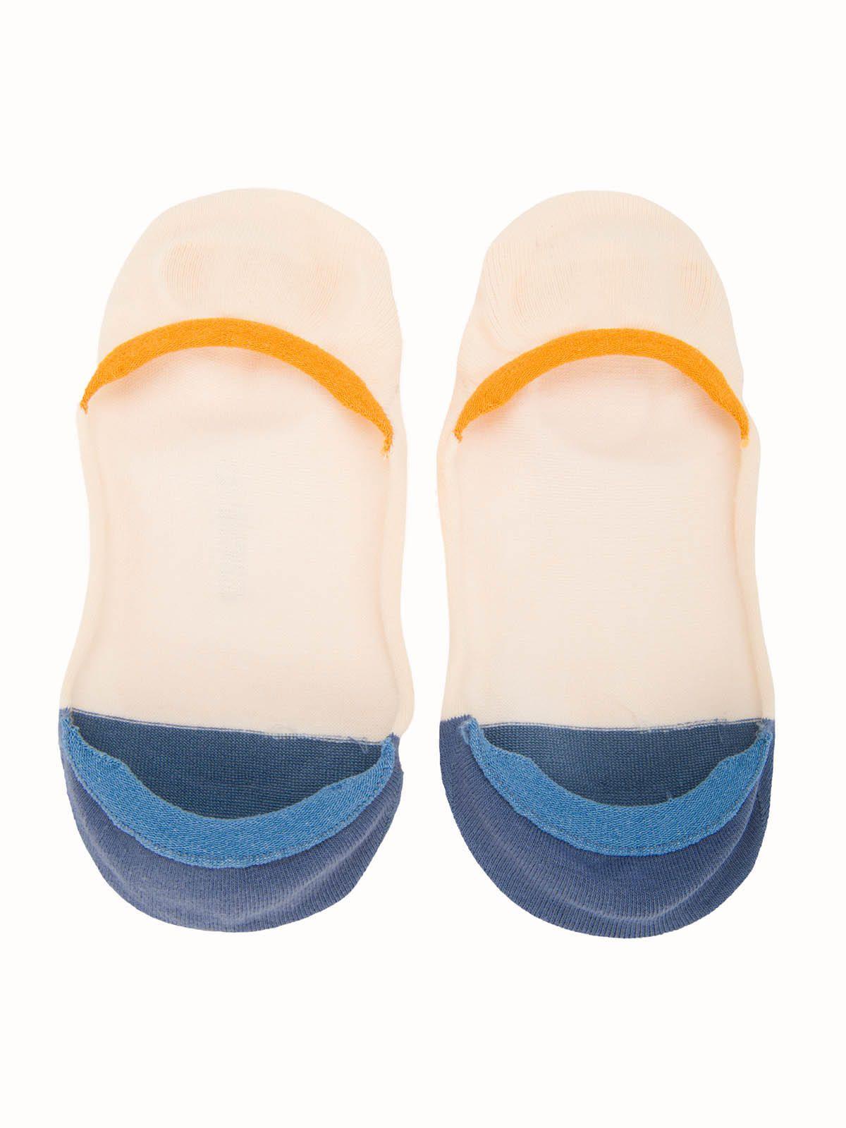 Calcetín Algodón Mujer Inv Plain Beige-2