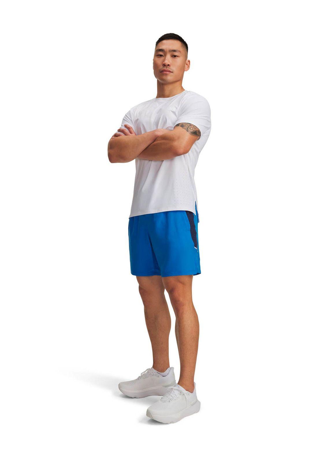 Short Running  Hombre Launch Elite 2-in-1 7'' Azul -3