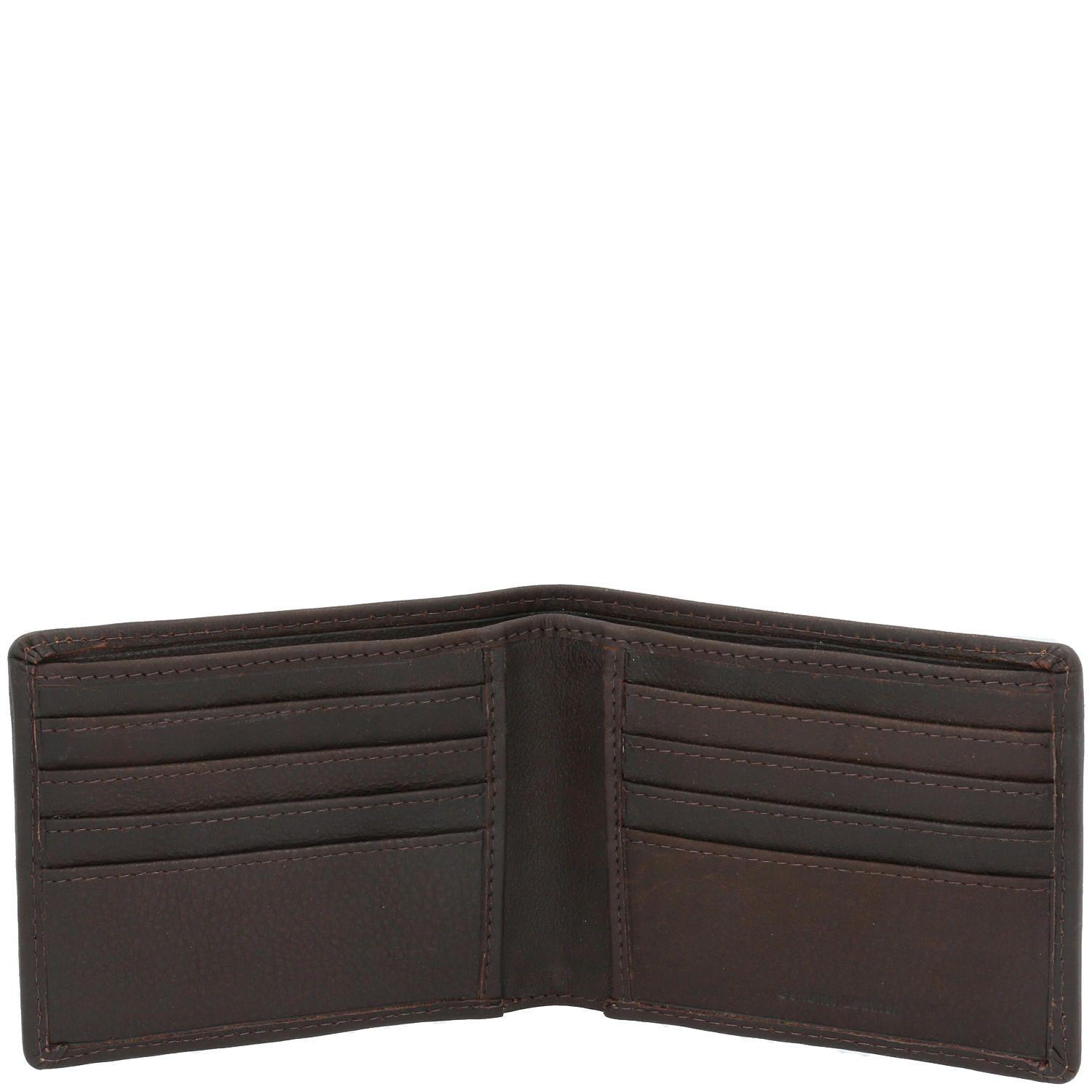 Billetera Cuero Hombre Th Simple Café-2