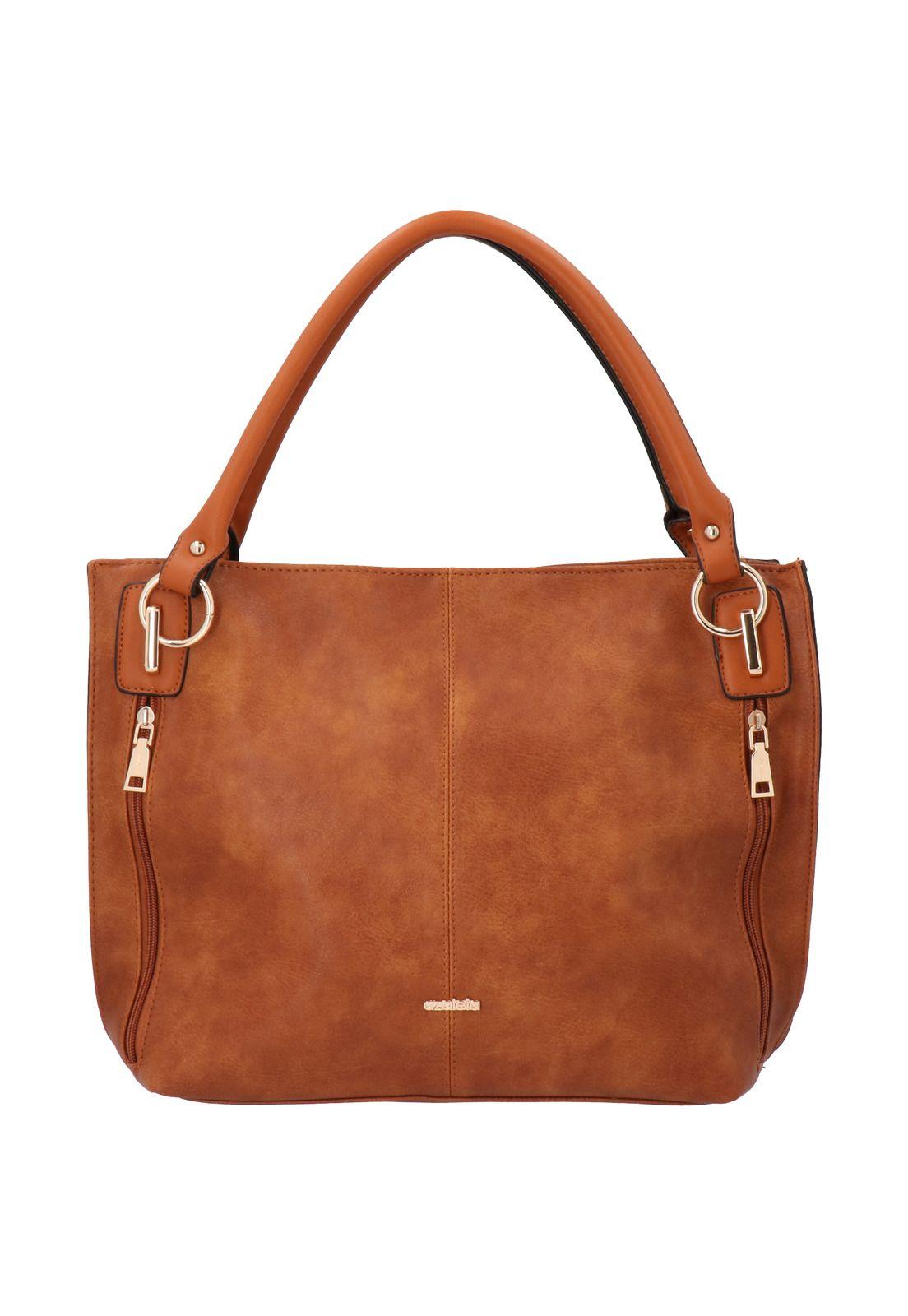 Cartera Mujer Tanya Tote Café Mujer-0