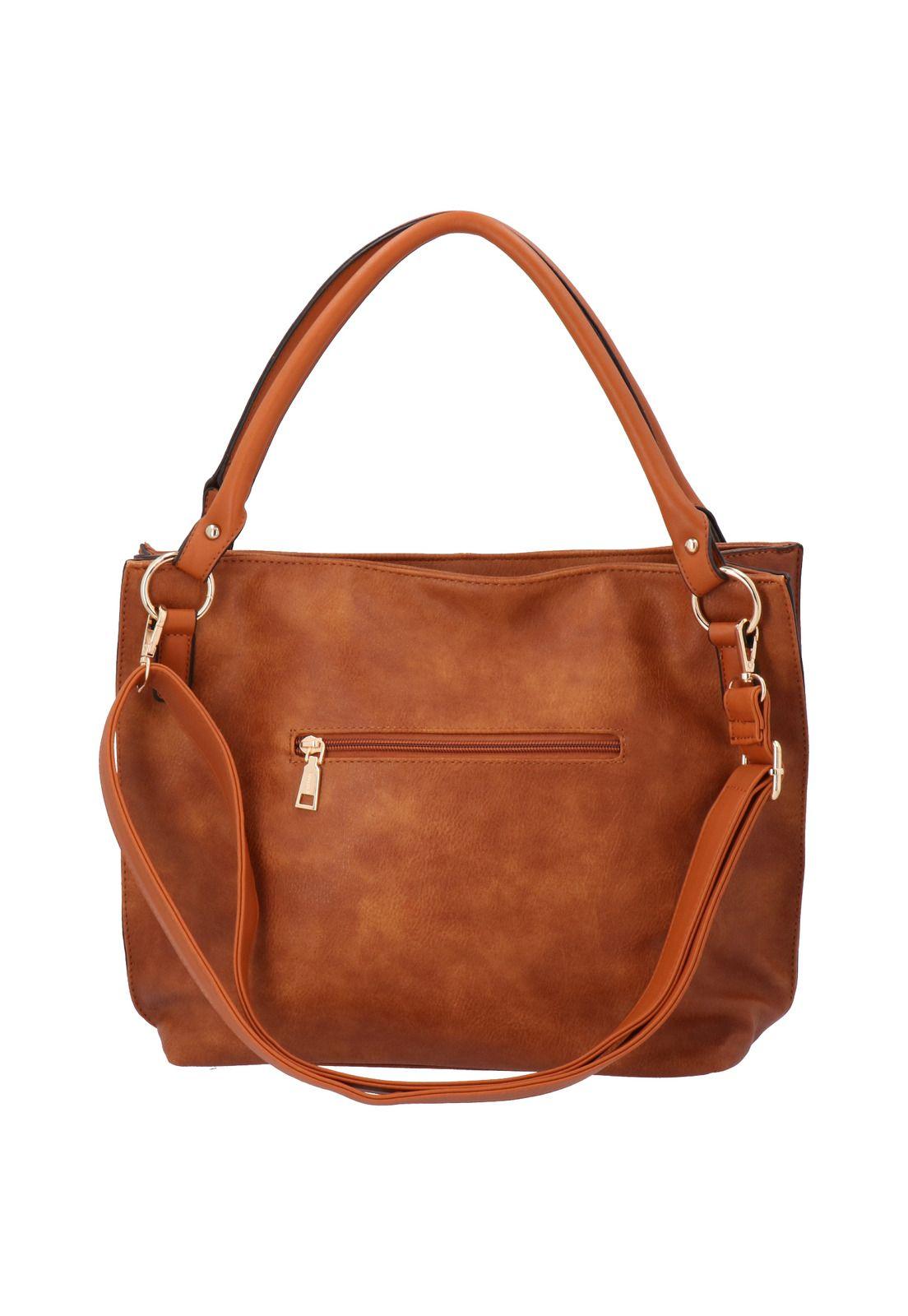 Cartera Mujer Tanya Tote Café Mujer-2