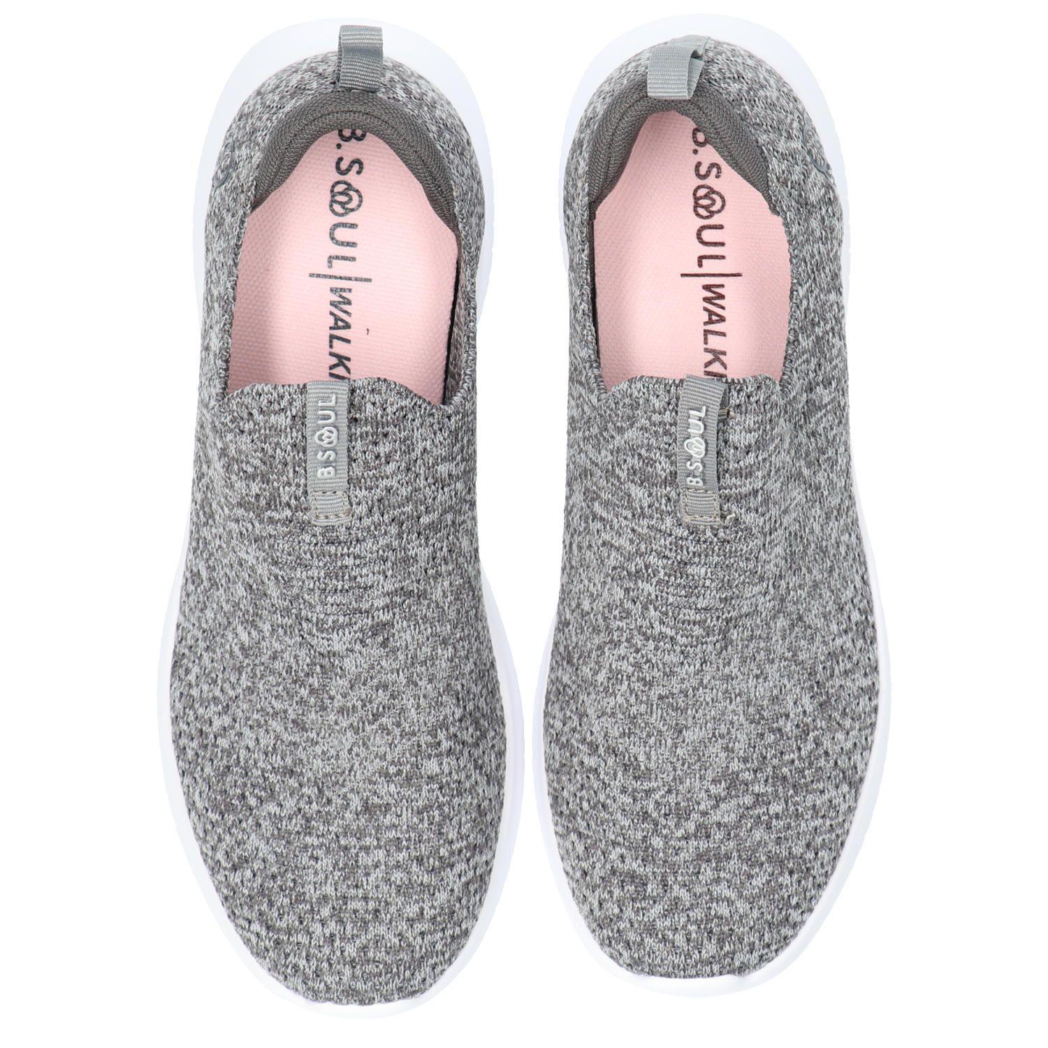 Zapatilla Mujer Slip On Karla Gris-8