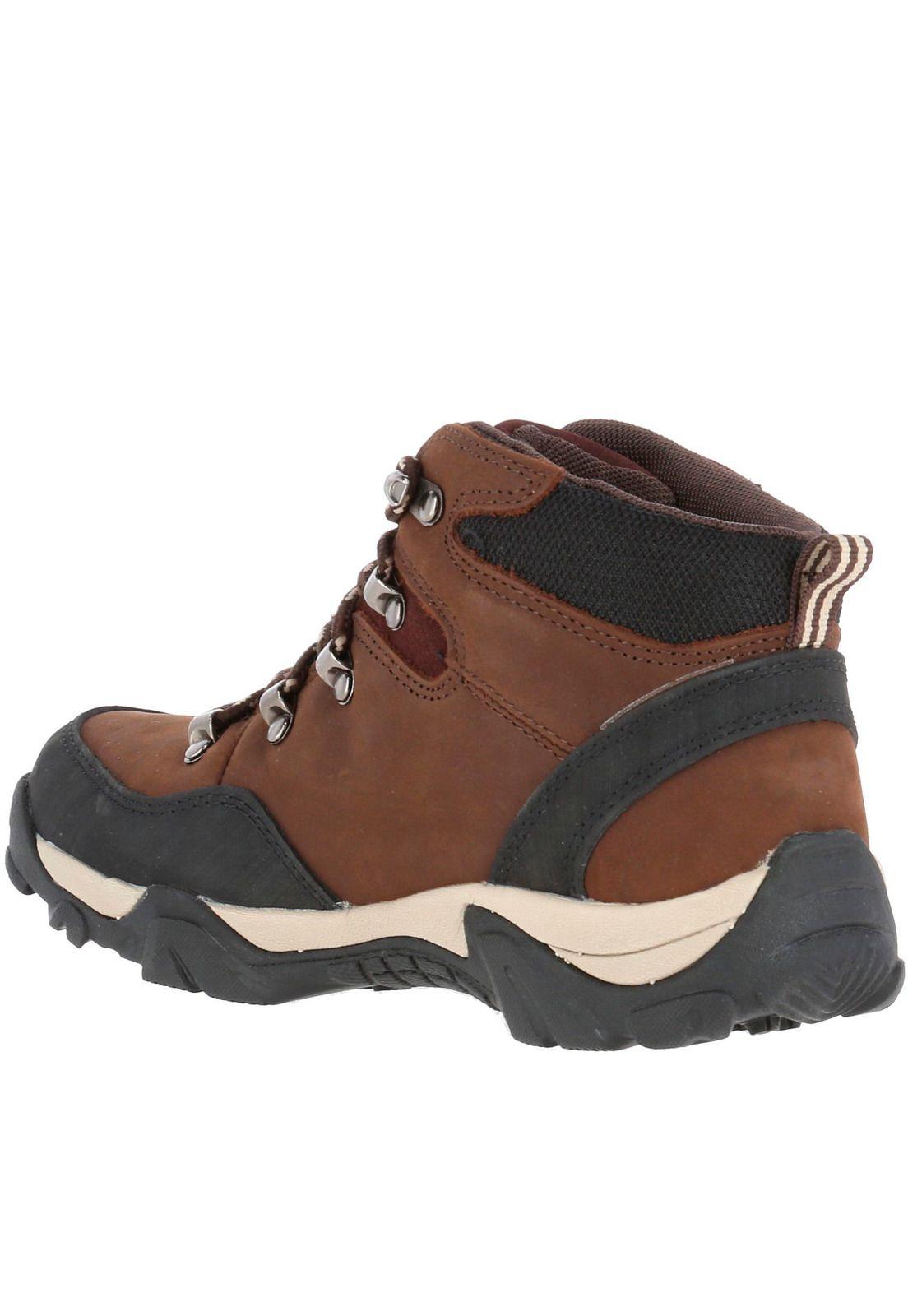 Botin Cuero Niño Gepard Café-4