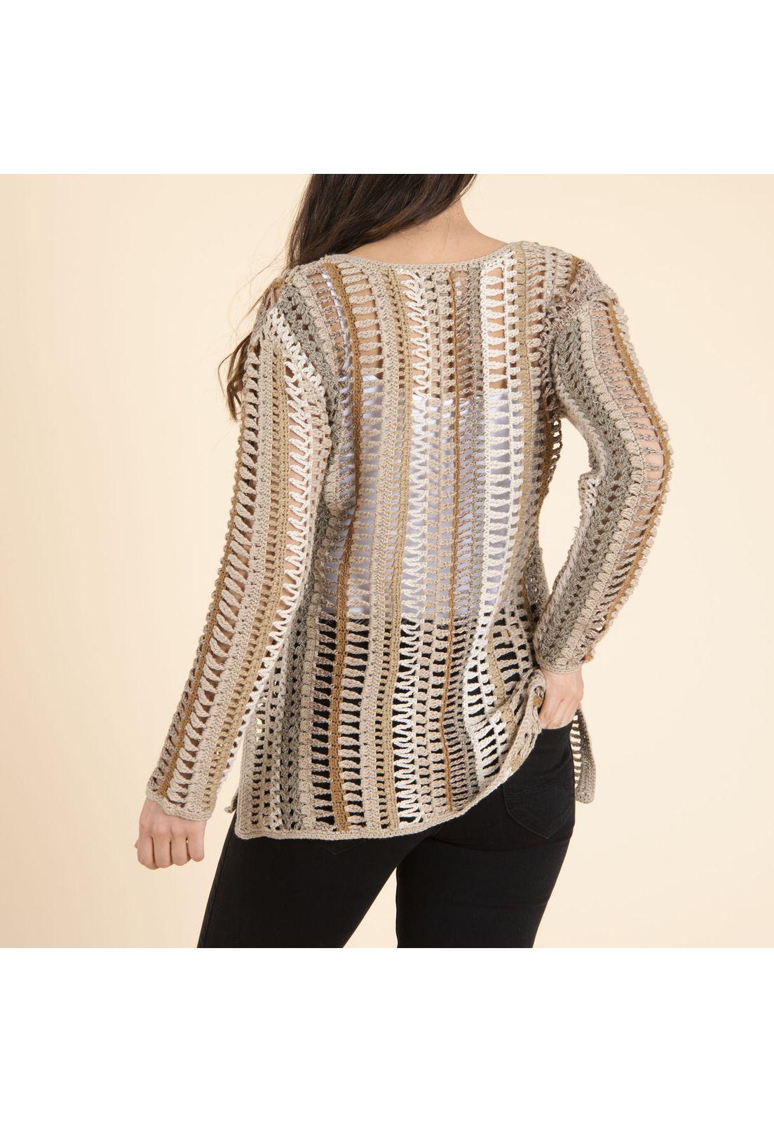 Sweater Mujer Kiba Beige-4