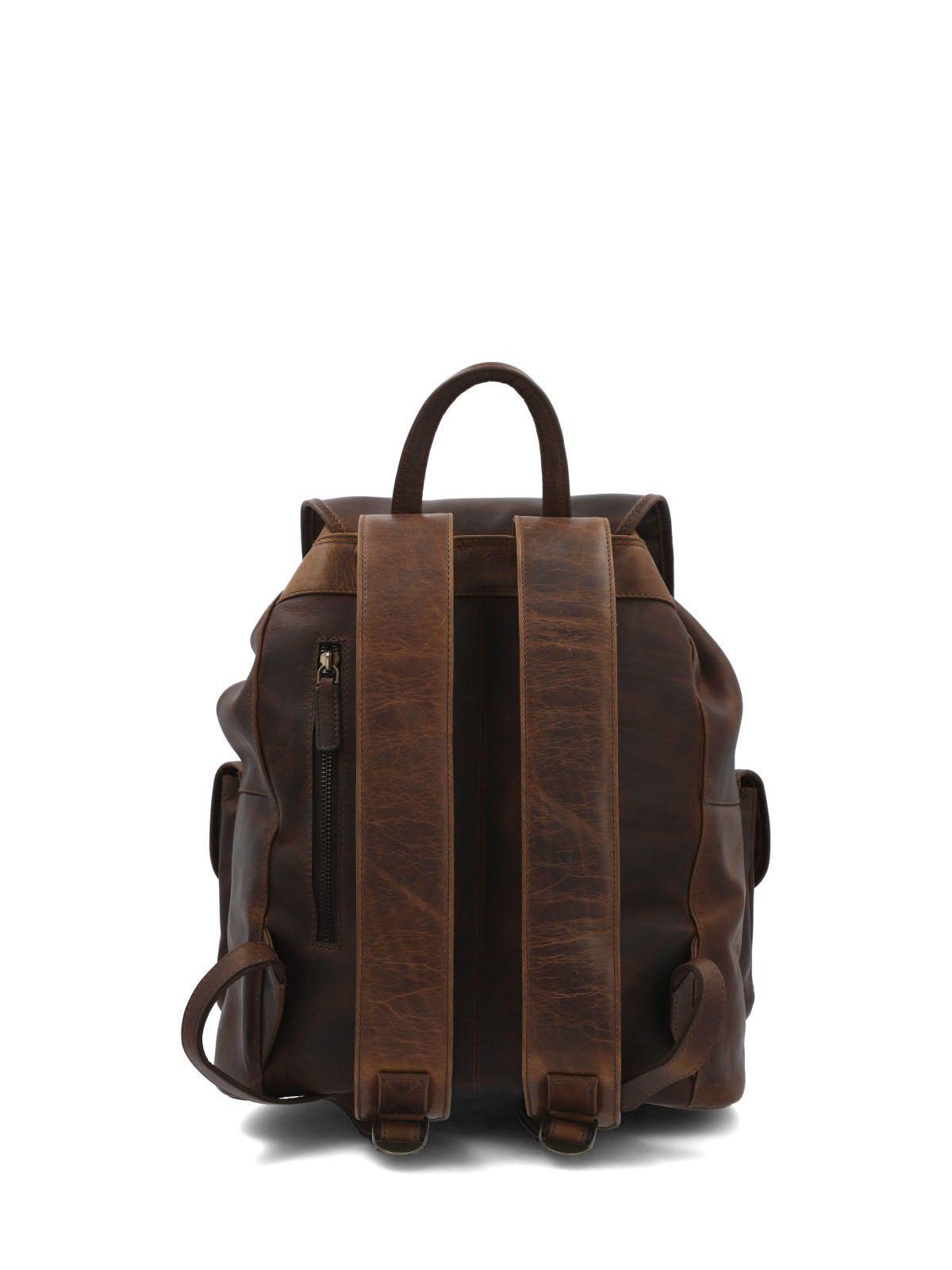 Mochila Cuero St Greg Back Café-2