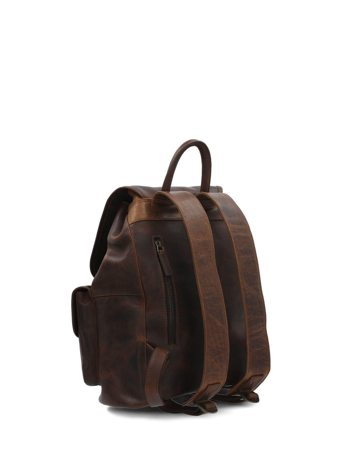 Mochila Cuero St Greg Back Café-3