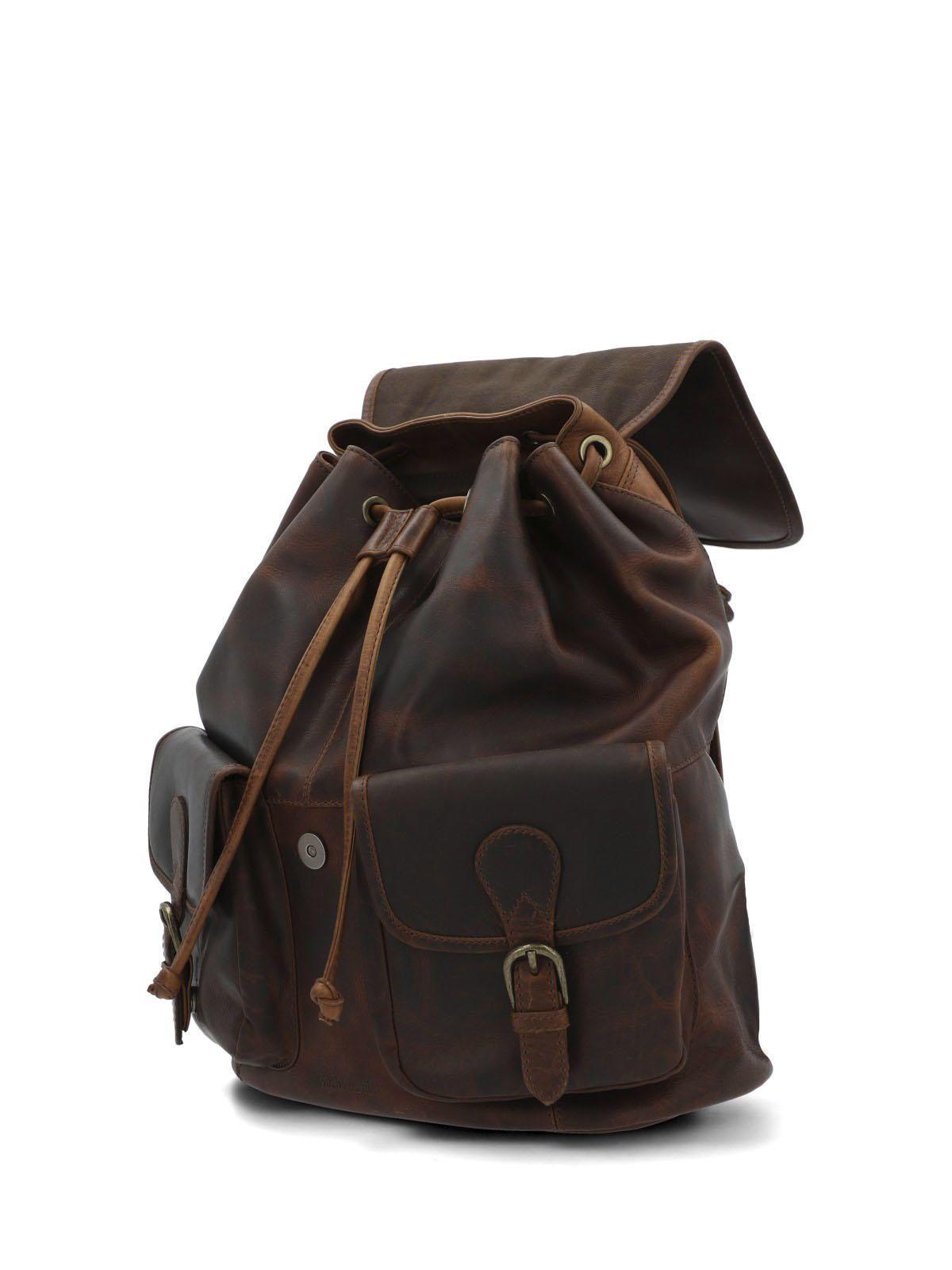 Mochila Cuero St Greg Back Café-4