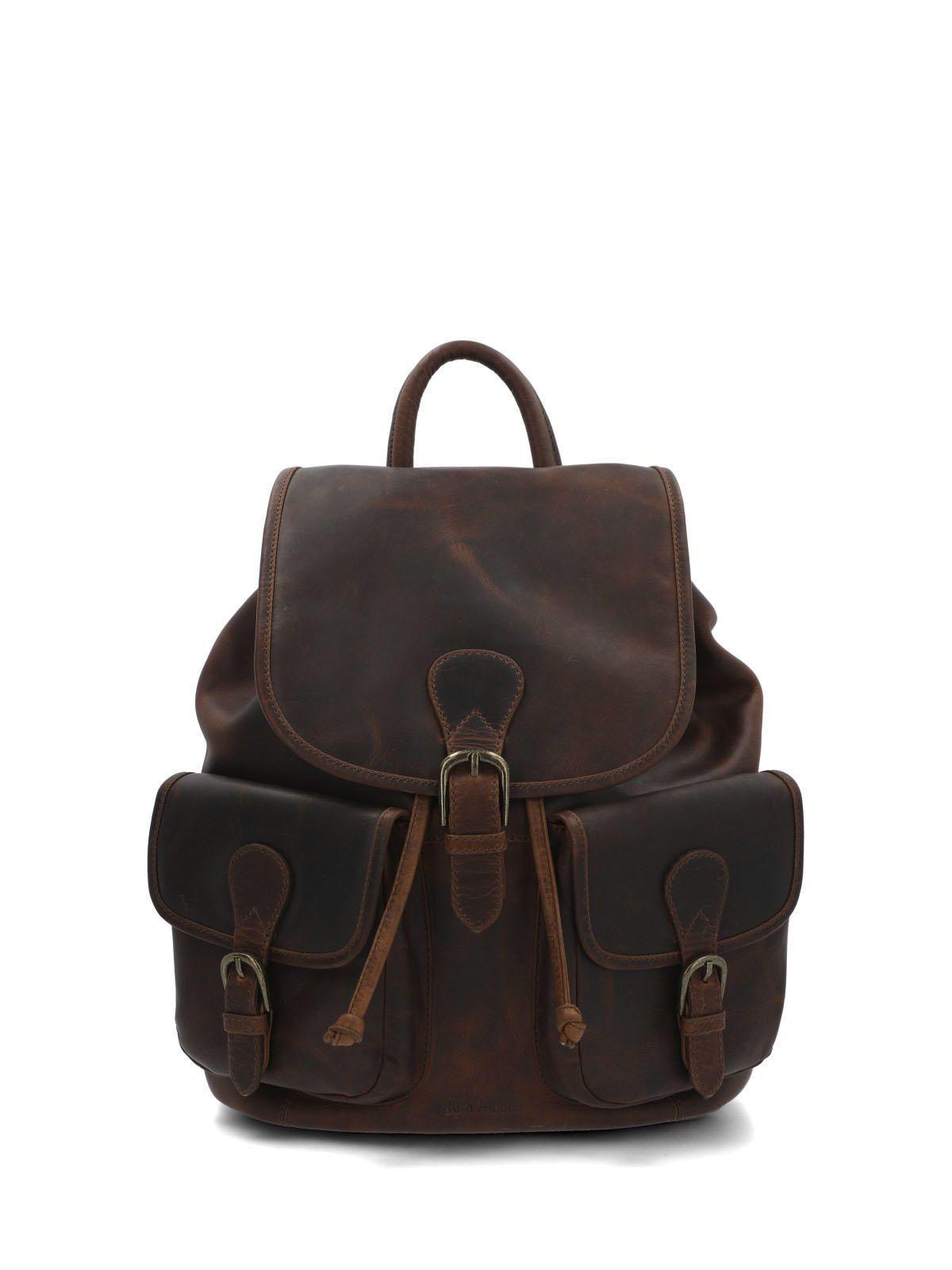 Mochila Cuero St Greg Back Café-0