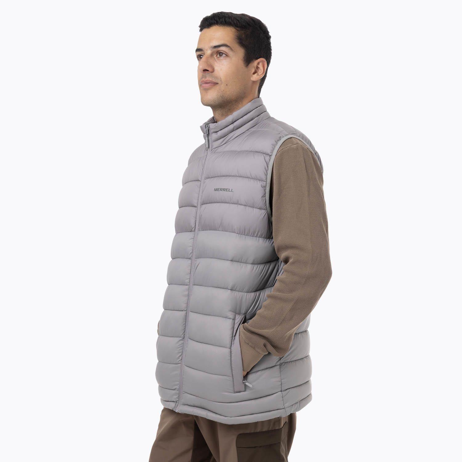 Parka Sin Mangas Hombre Hazeis Gris-1