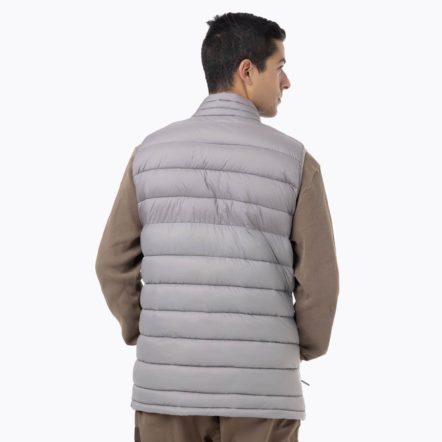 Parka Sin Mangas Hombre Hazeis Gris-3