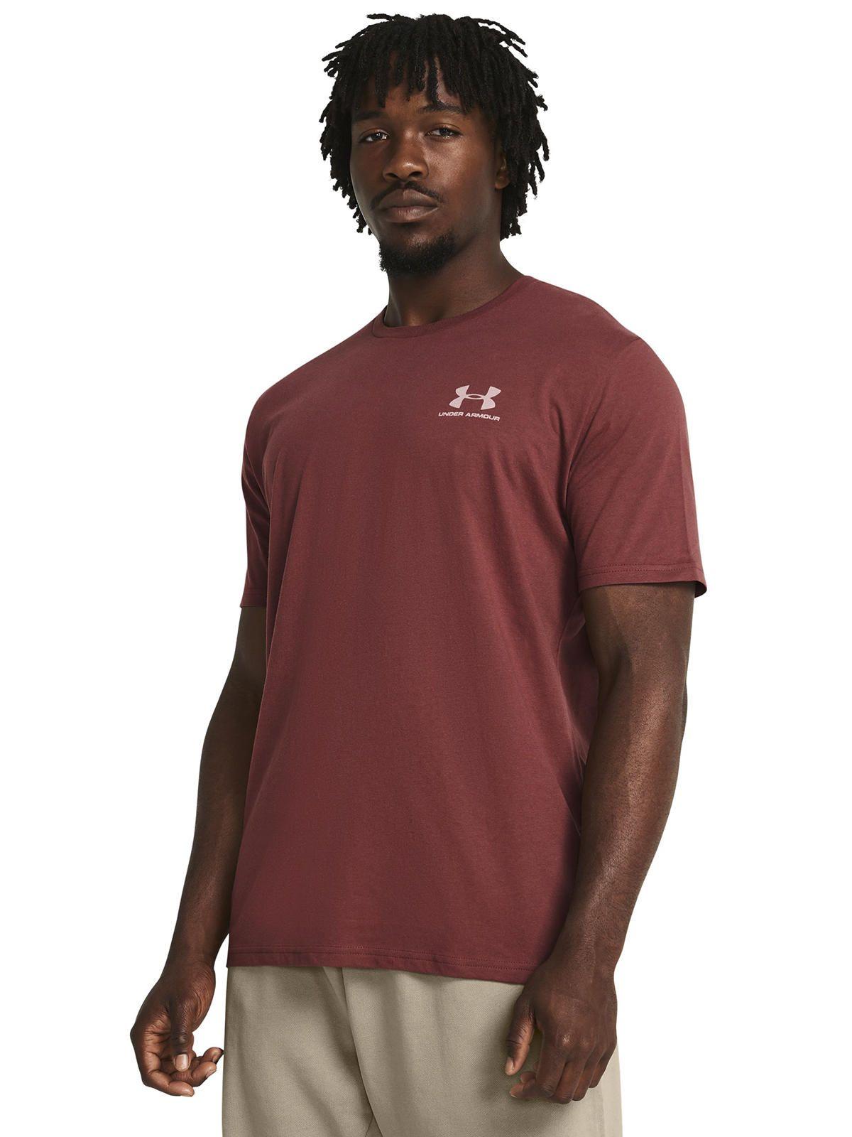 Polera manga corta UA Sport hombre Rojo-3