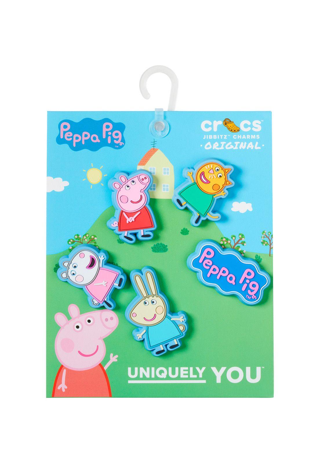 Jibbitz Peppa Pig Pack De 5 Blanco-2