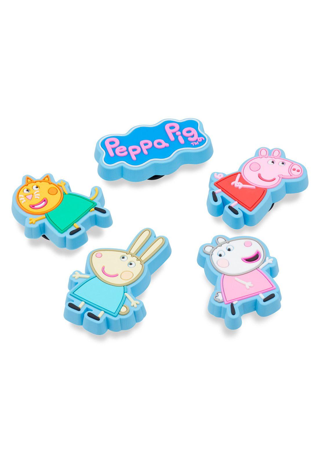 Jibbitz Peppa Pig Pack De 5 Blanco-3