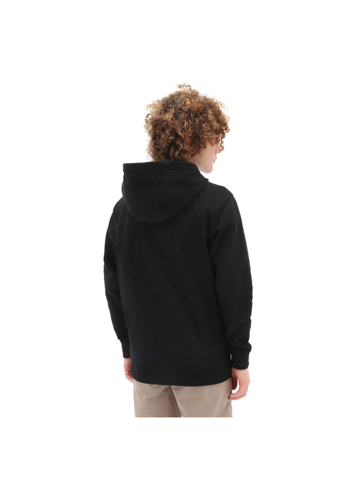 Polerón Niño Classic Po Ii Boys Black-Frost Grey-3