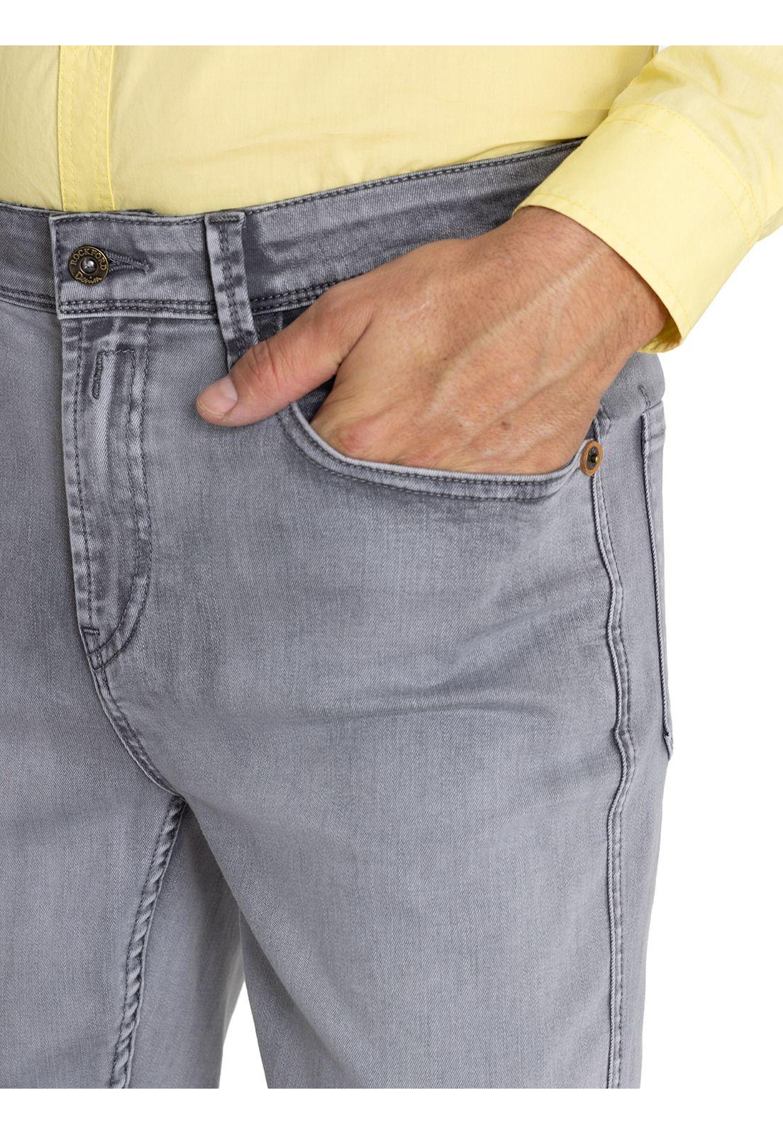 Jeans Algodón Orgánico Gris Baycolor Hombre -5