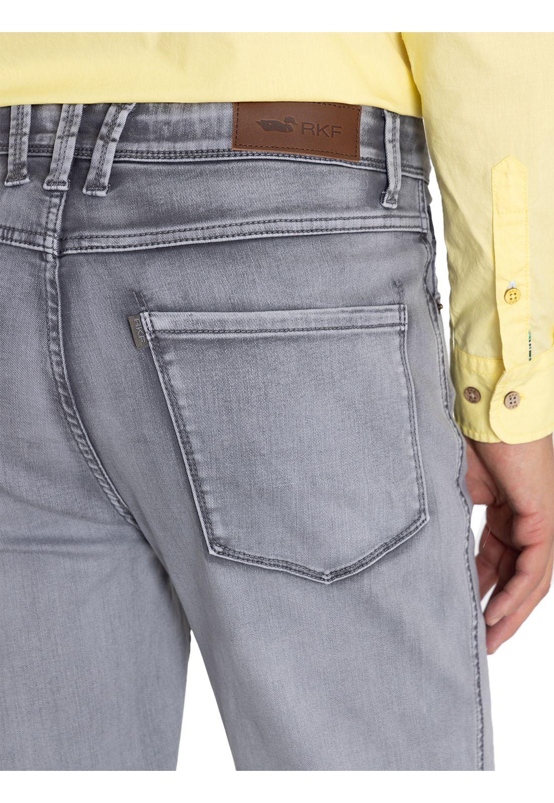 Jeans Algodón Orgánico Gris Baycolor Hombre -6