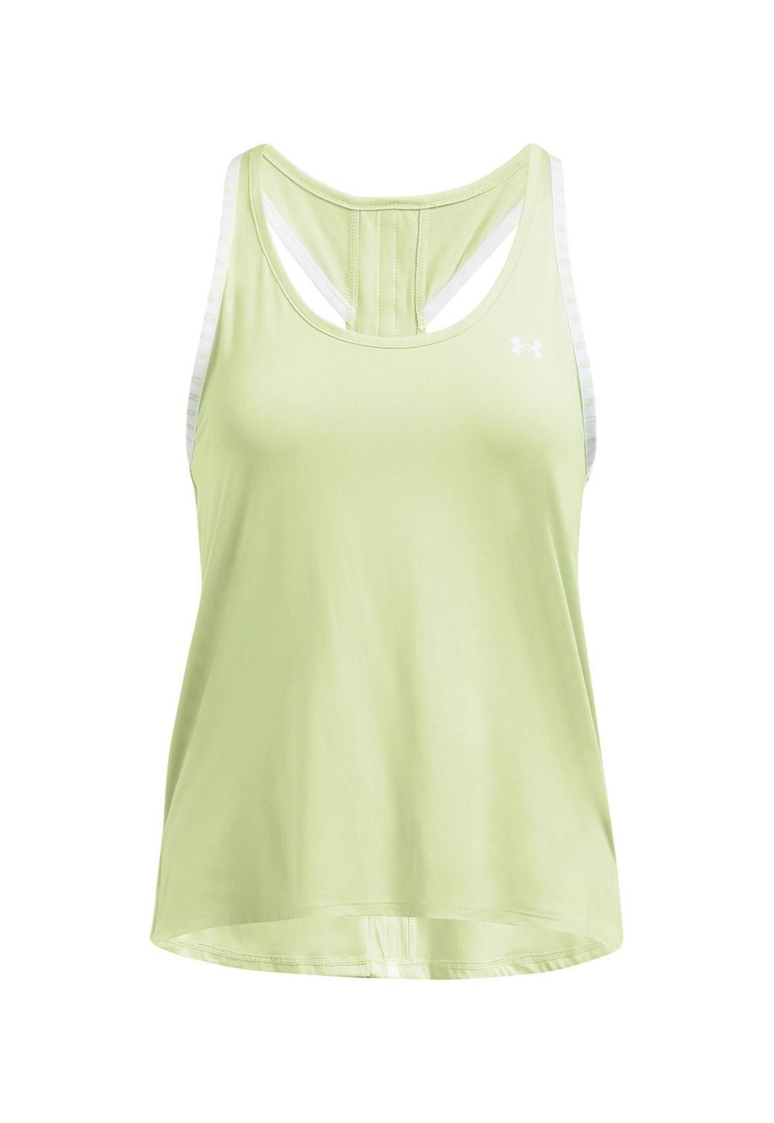Polera sin mangas Knockout mujer Verde-0