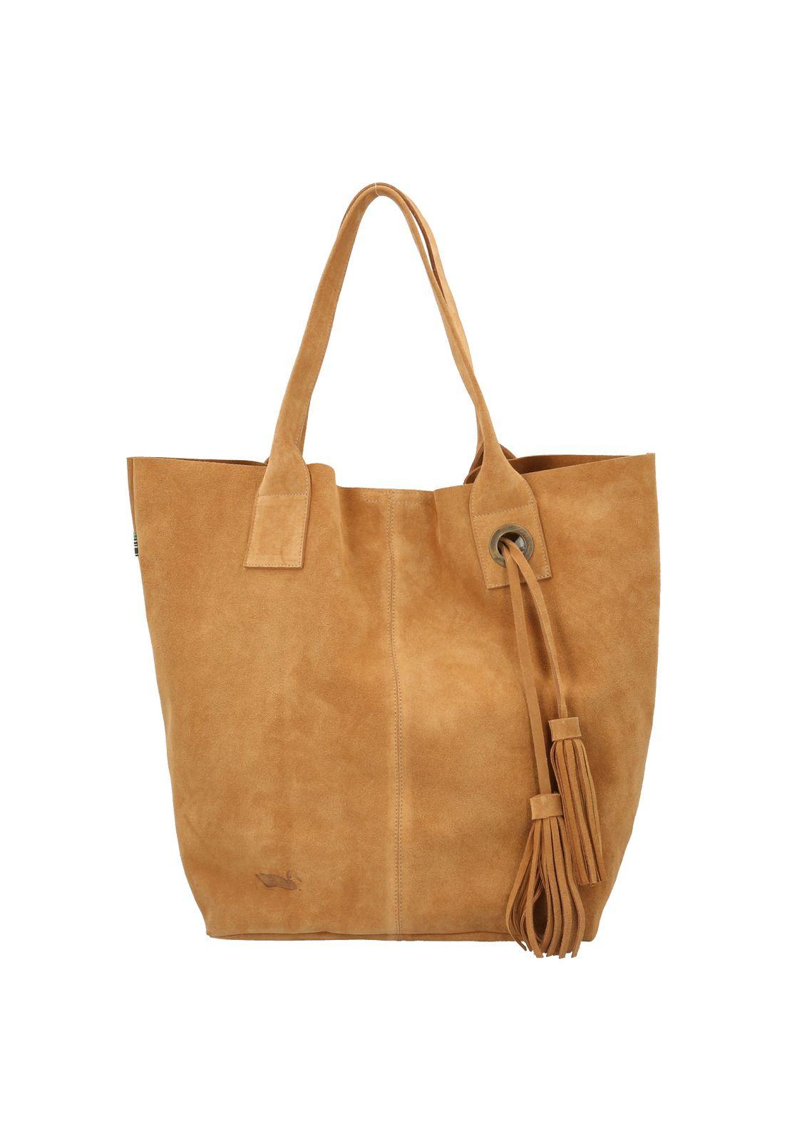 Cartera Cuero Mujer Mary Tote Café-0