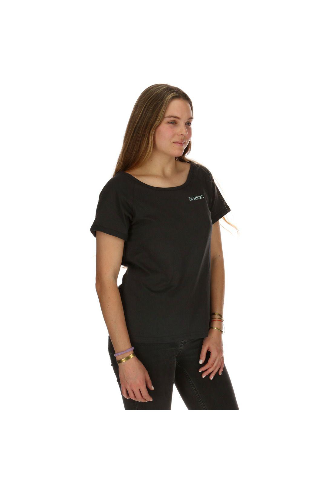 Polera M/C Femenino Vail Grafito Burton-2