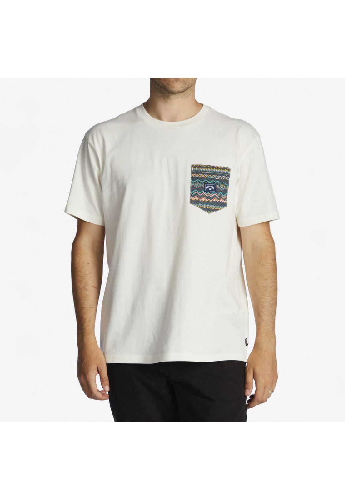 Polera M/C Hombre Team Pocket M Blanco-1
