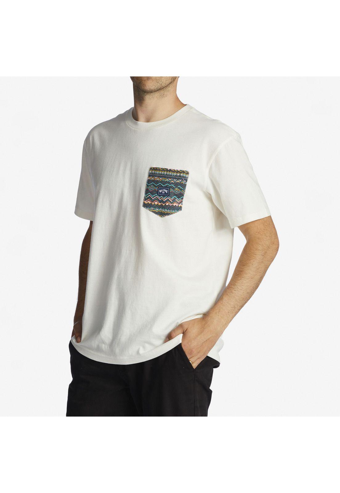 Polera M/C Hombre Team Pocket M Blanco-3