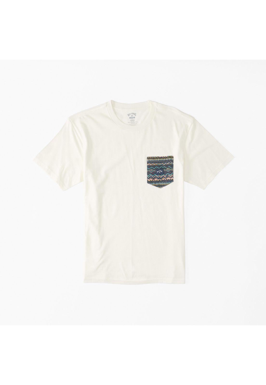 Polera M/C Hombre Team Pocket M Blanco-5