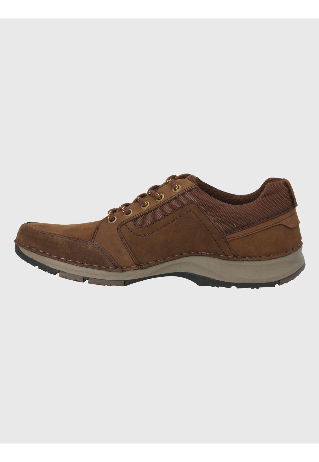 Zapato Cuero Café Oscuro Hombre Darren -4
