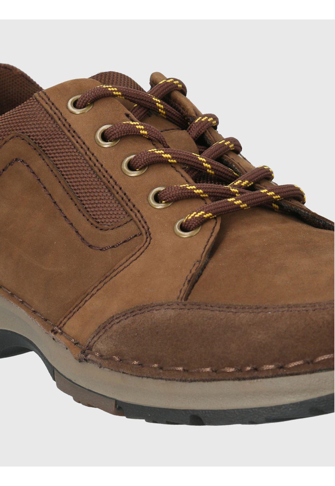 Zapato Cuero Café Oscuro Hombre Darren -6