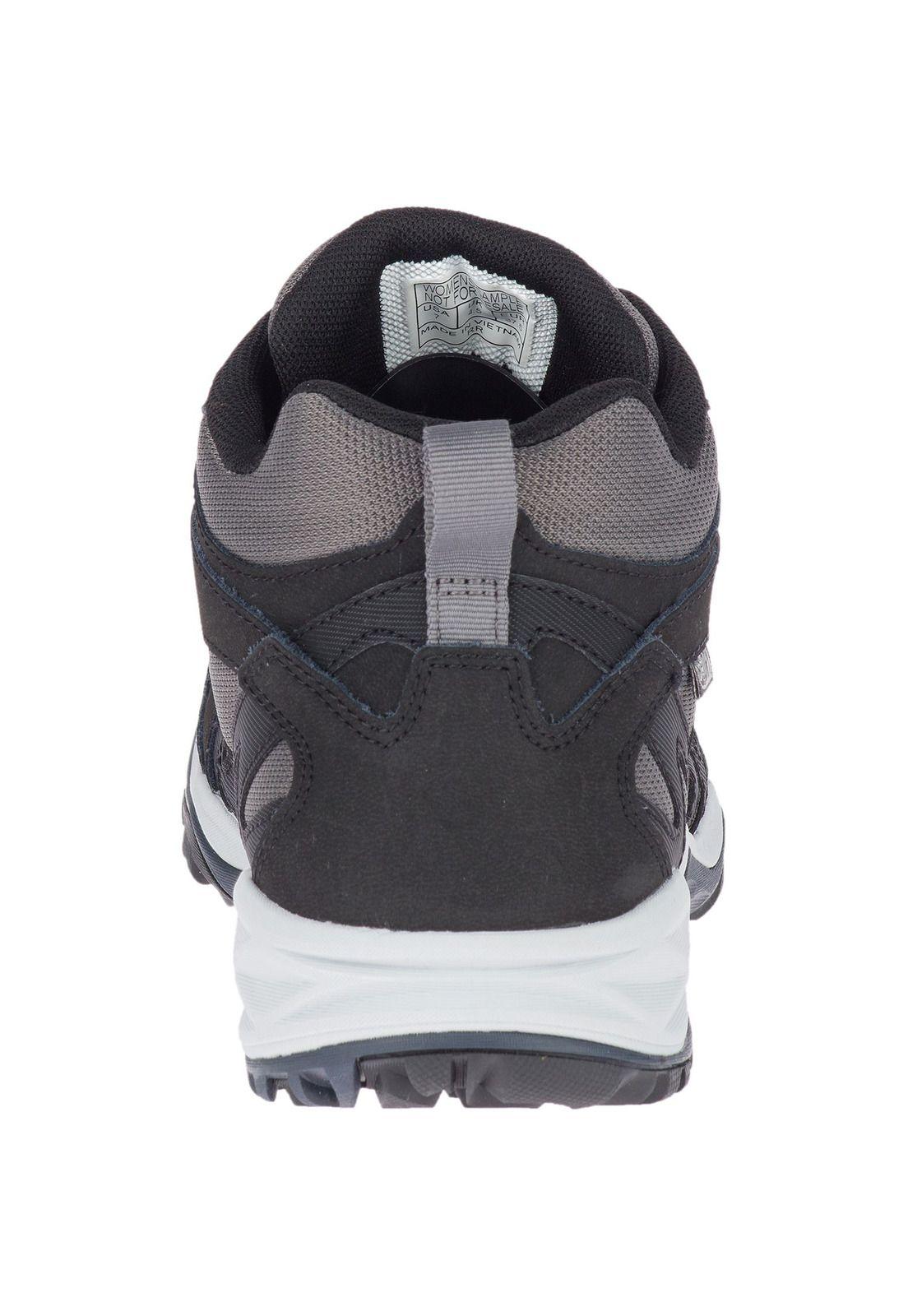 Botin Mujer Lulea Mid Waterproof Negro-4