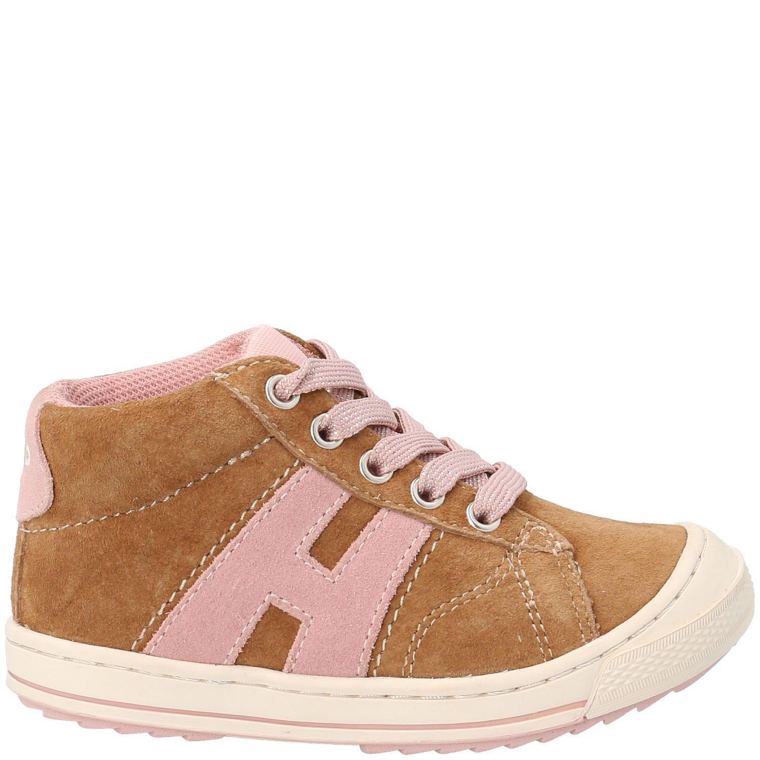 Zapatilla Cuero Niña Hercules Café (26-29)-1
