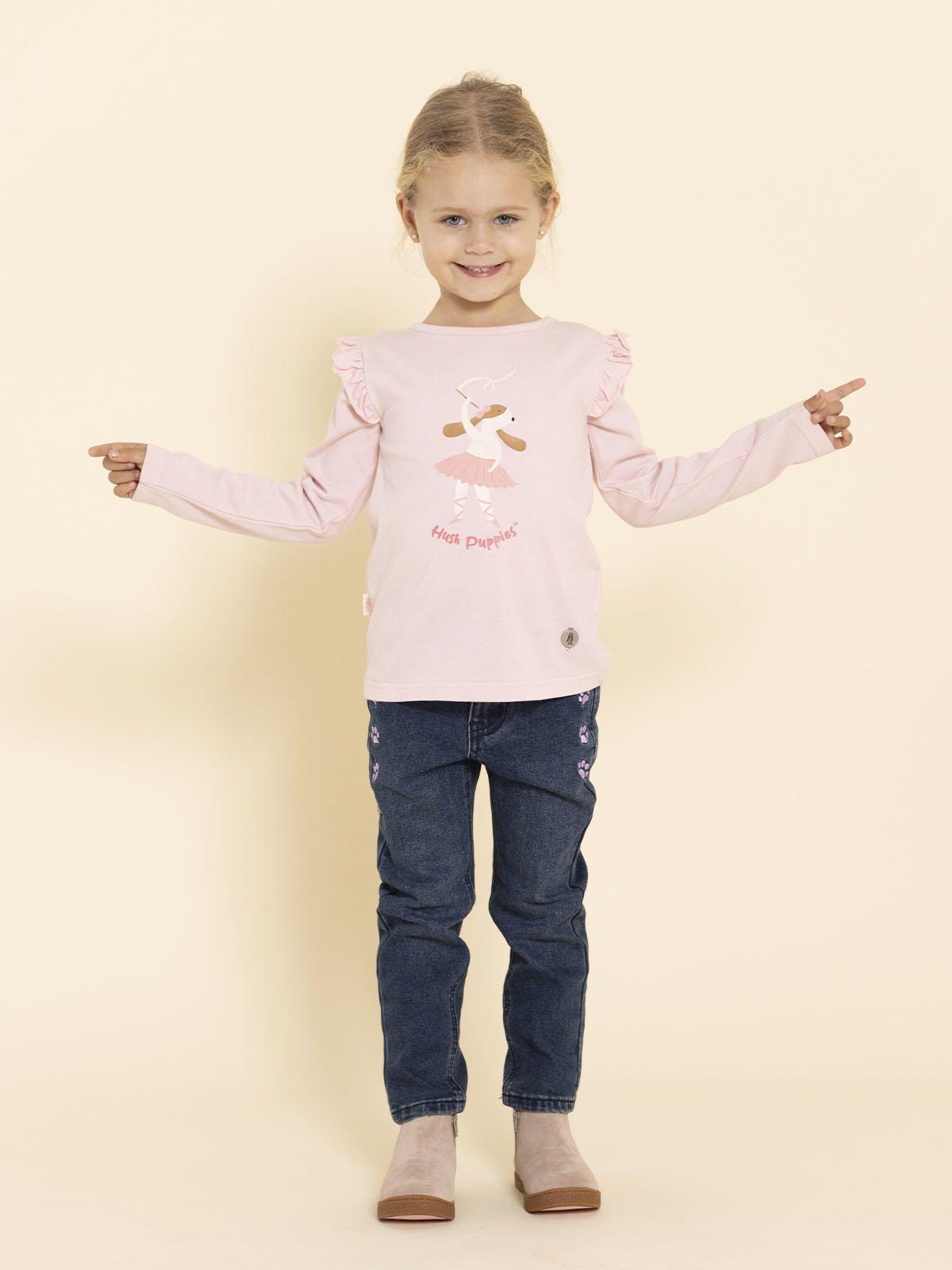 Polera MangaLarga Imagine Niña Rosado-3