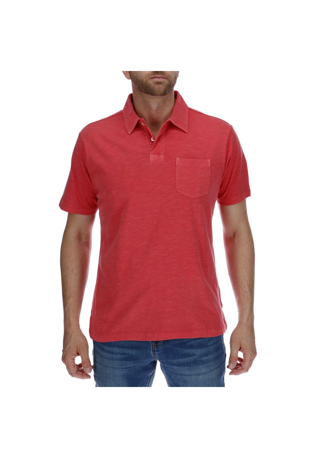 Polera Polo Hombre Foundation Jersey Polo Rojo-0