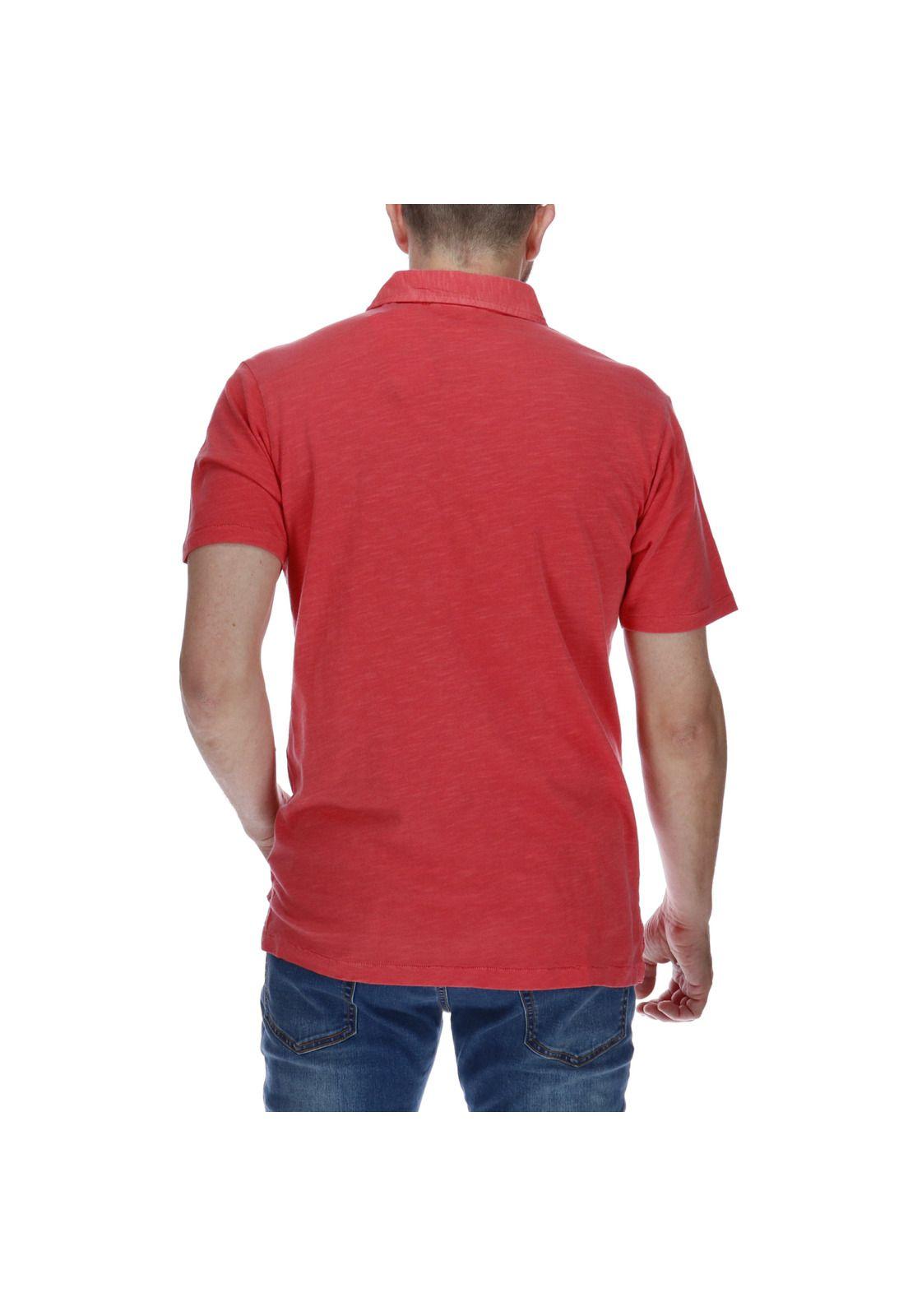 Polera Polo Hombre Foundation Jersey Polo Rojo-2