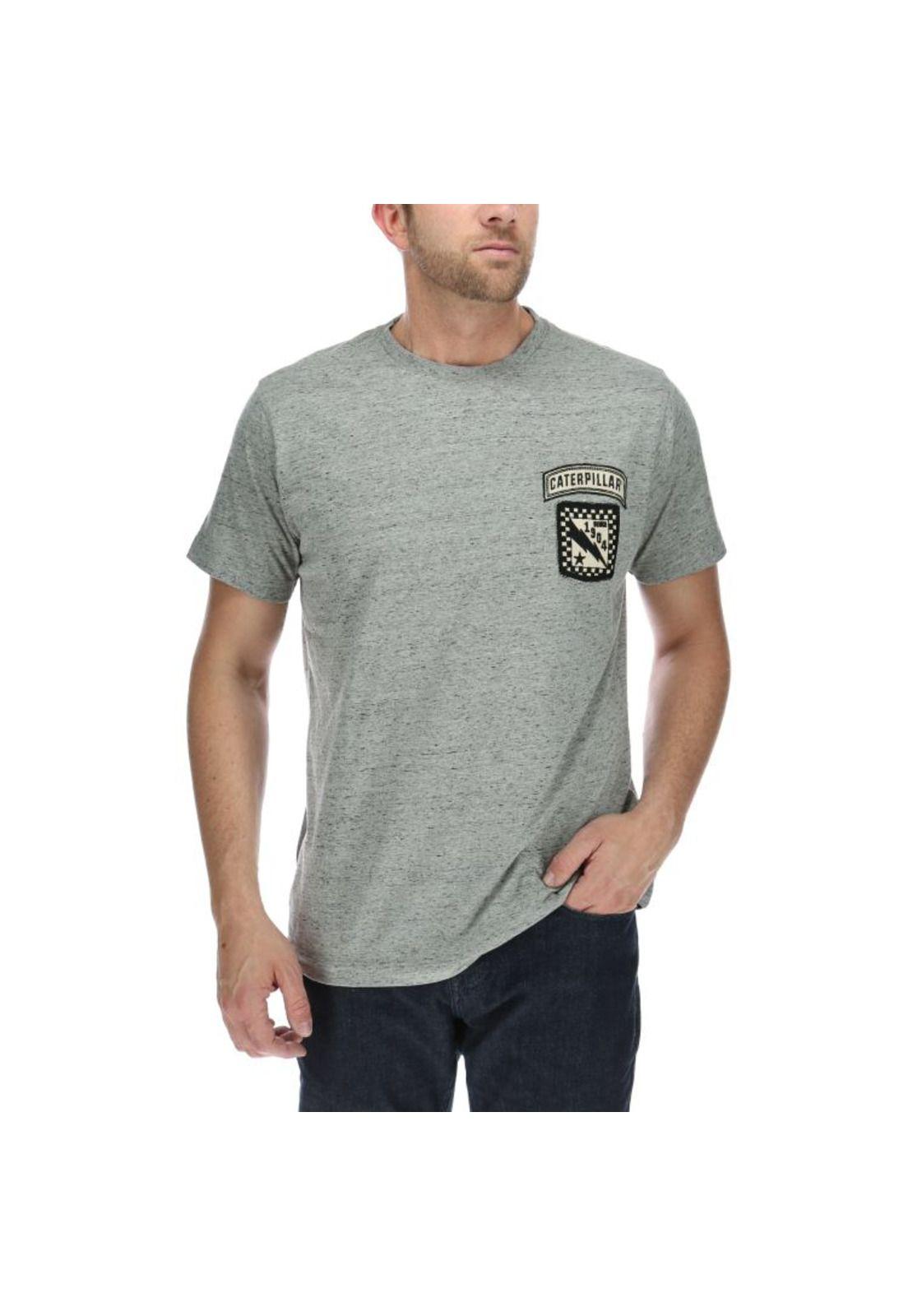 Polera Mc Hombre Patch Rep Tee Gris-0