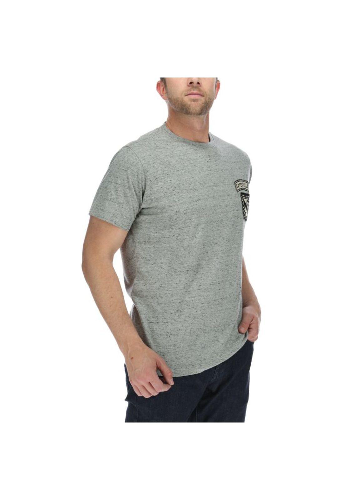 Polera Mc Hombre Patch Rep Tee Gris-3