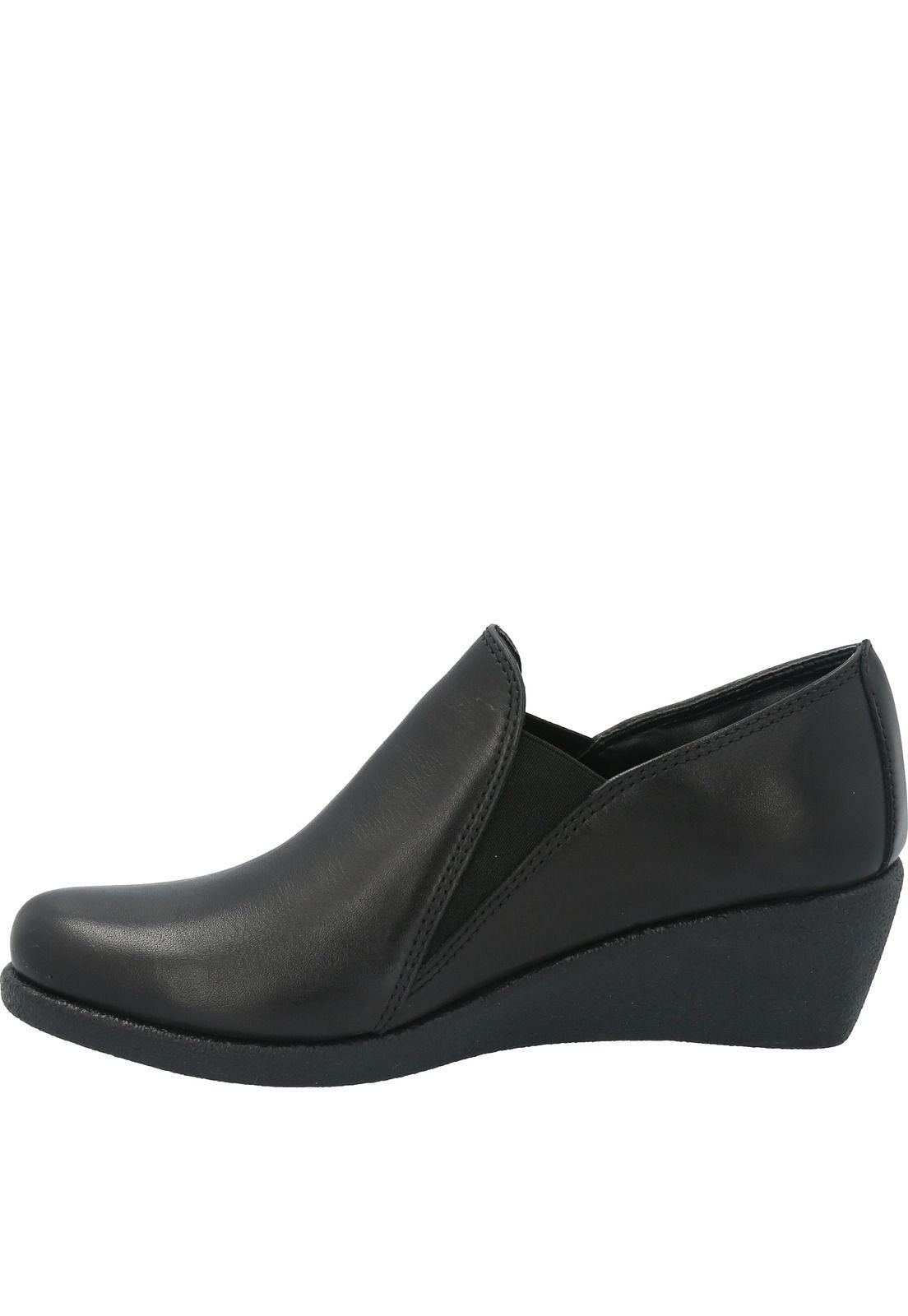 Zapato Cuero Mujer Blue Line Negro-4