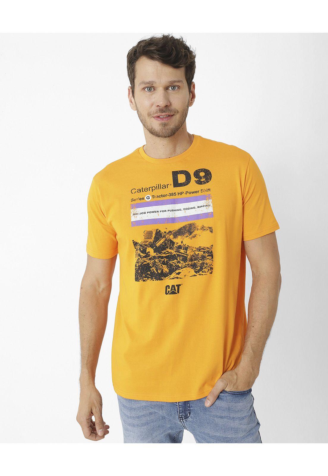 Polera M/C The Road Ahead Gra 3 Naranja Hombre-0