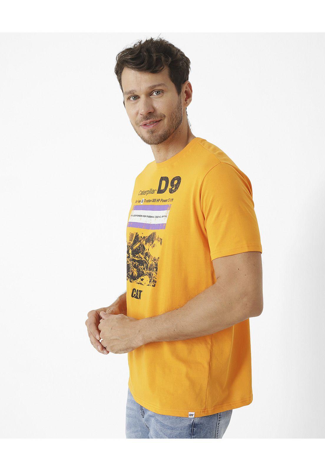 Polera M/C The Road Ahead Gra 3 Naranja Hombre-3