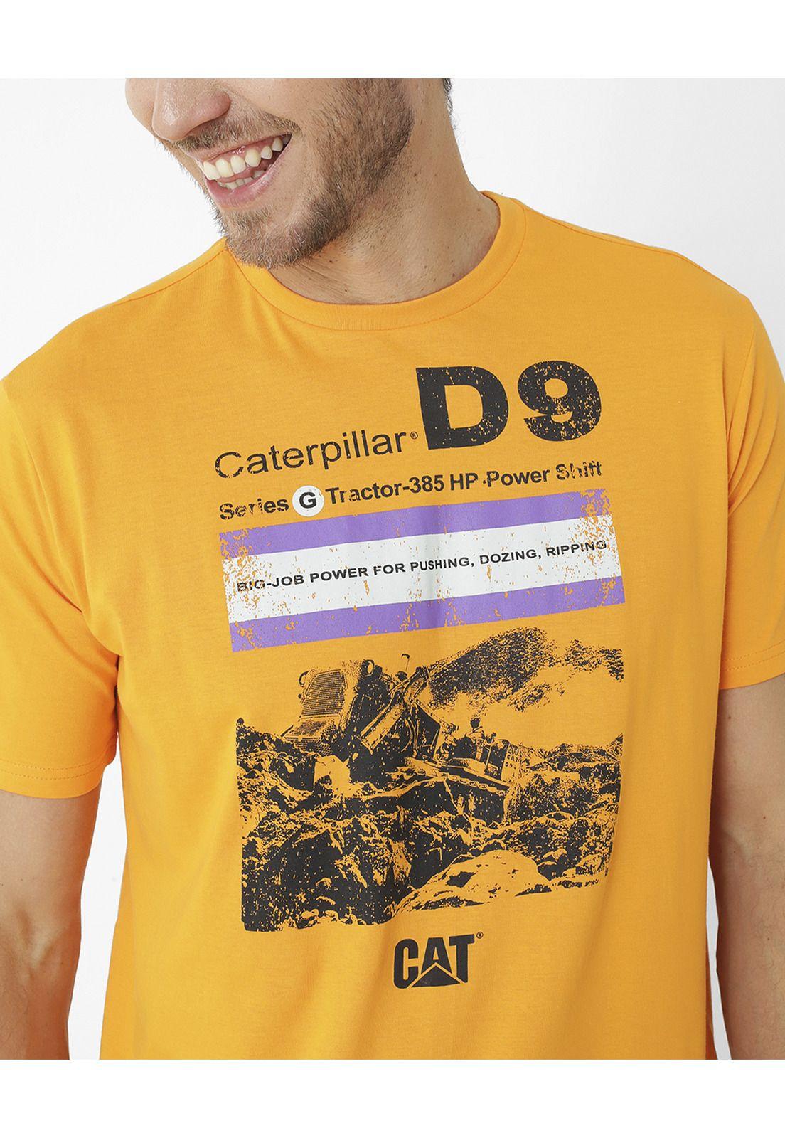 Polera M/C The Road Ahead Gra 3 Naranja Hombre-4