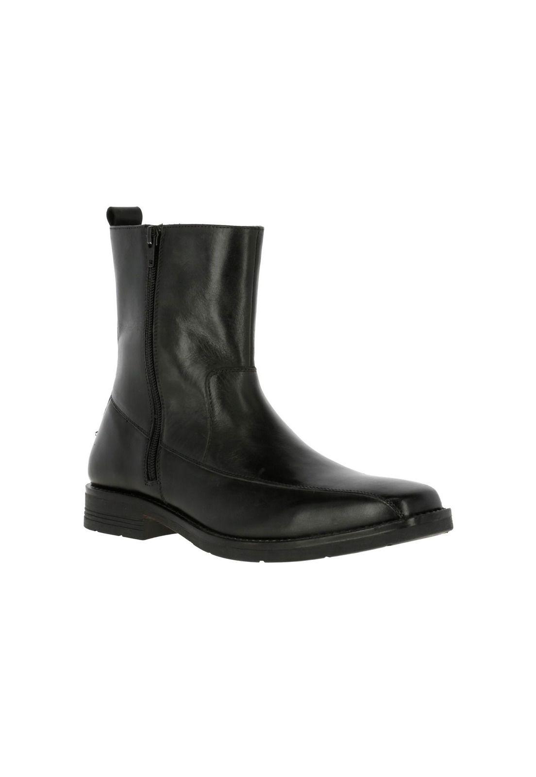 Bota Cuero Richard Chelsea Negro-0