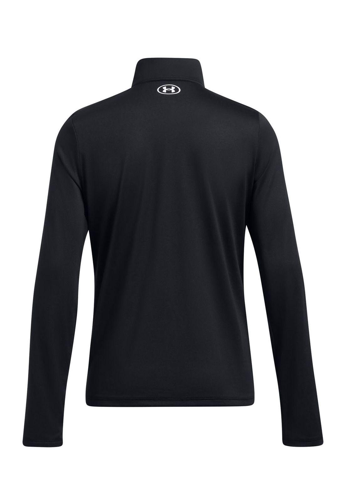 Polerón UA Tech para mujer Negro-1