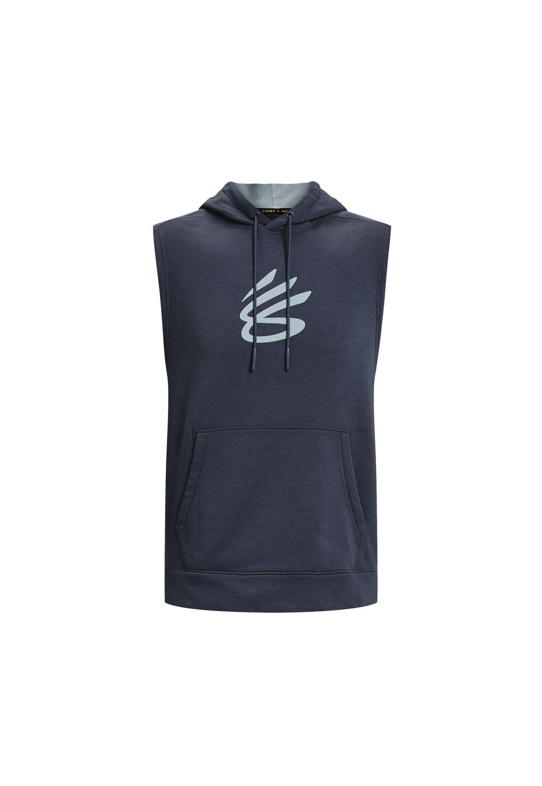 Polera Hombre Curry Fleece Slvls H Gris-0