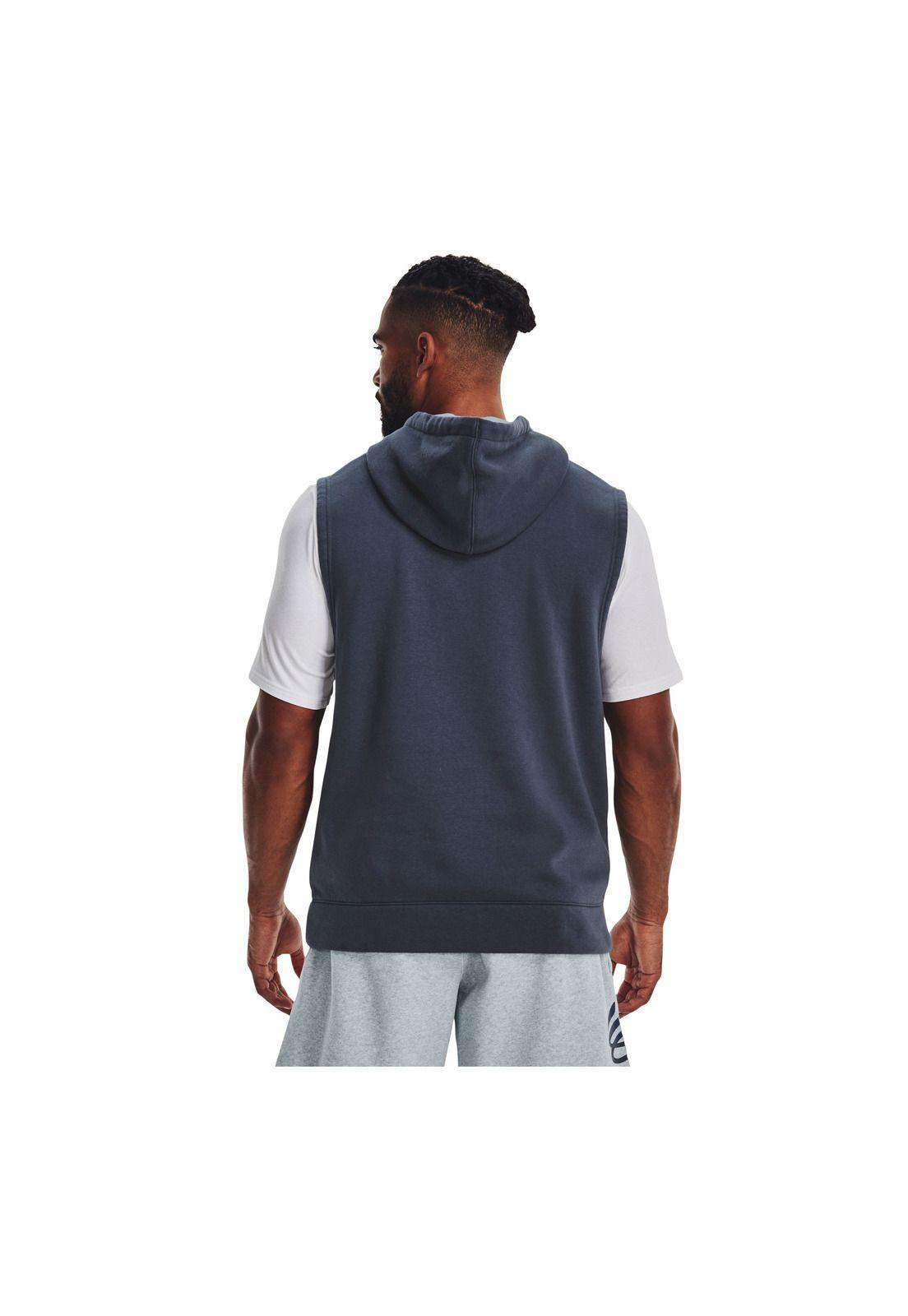 Polera Hombre Curry Fleece Slvls H Gris-4