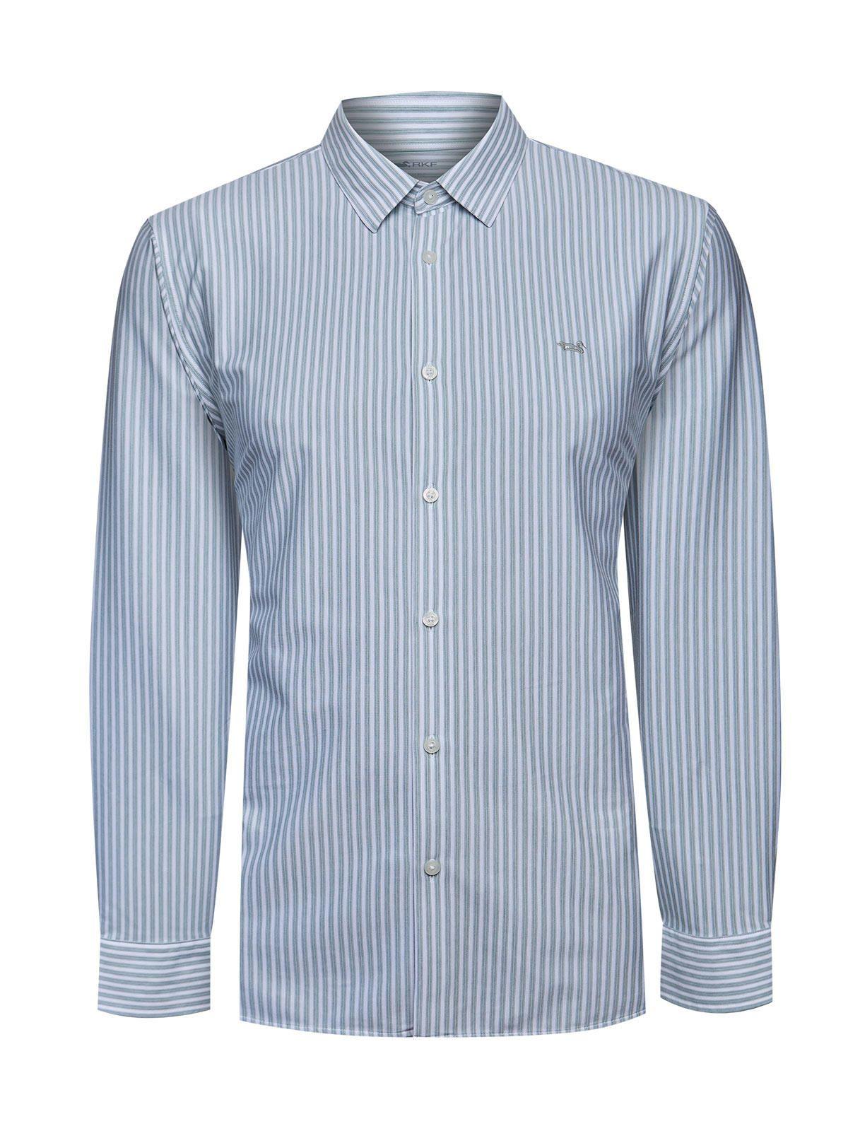 Camisa Algodón Rove Azul Hombre-0