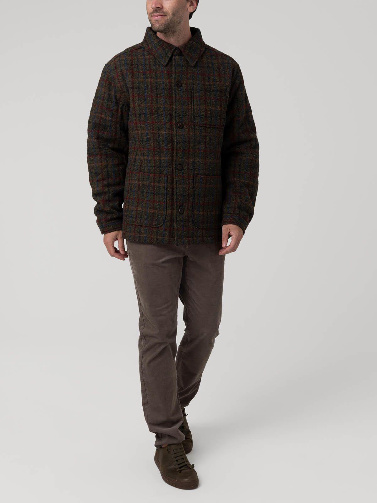 Chaqueta Lana Hombre Harris Azul-4