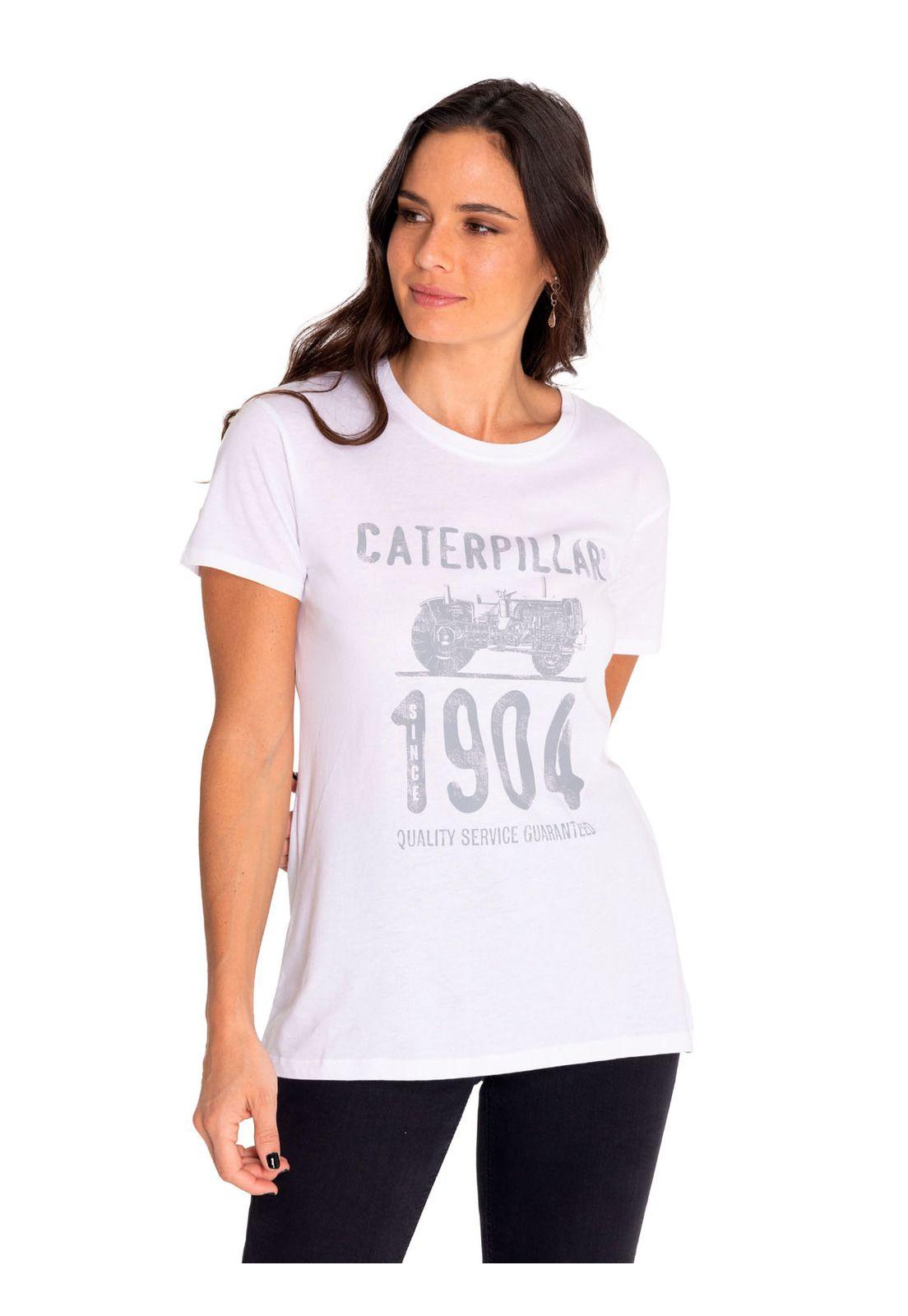 Polera Manga Corta Mujer Historic Graphic Blanco-0