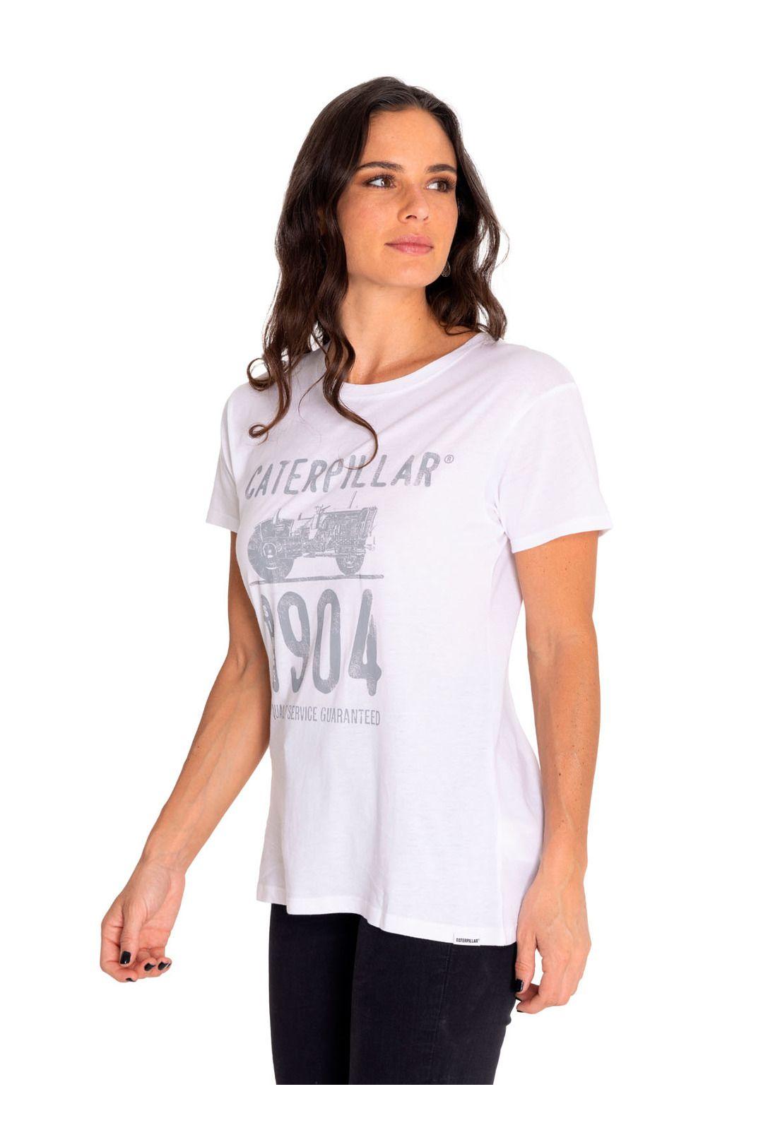 Polera Manga Corta Mujer Historic Graphic Blanco-1